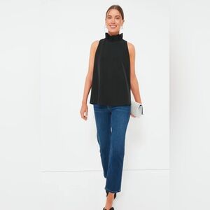 A Tuckernuck style staple, the Mason sleeveless blouse with bow. Holiday, date
